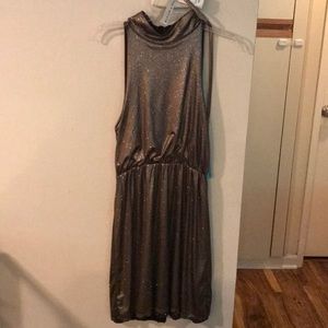 Alice + Olivia gold dress, size S